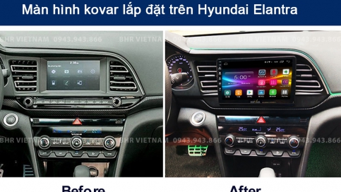 Màn hình DVD Android liền camera 360 xe Hyundai Elantra 2016 - nay | Kovar Plus 360